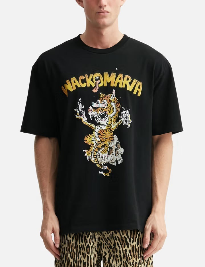 WACKO MARIA  ワコマリア 【本物保証】Tシャツ ストリート系 メンズ Tim Lehi / Washed Heavy Weight Crewneck T-Shirt