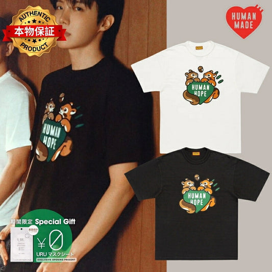 HUMAN MADE ヒューマンメイド 【本物保証】Tシャツ ストリート系 メンズ j-hope of BTS HUMAN HOPE Graphic T-Shirt