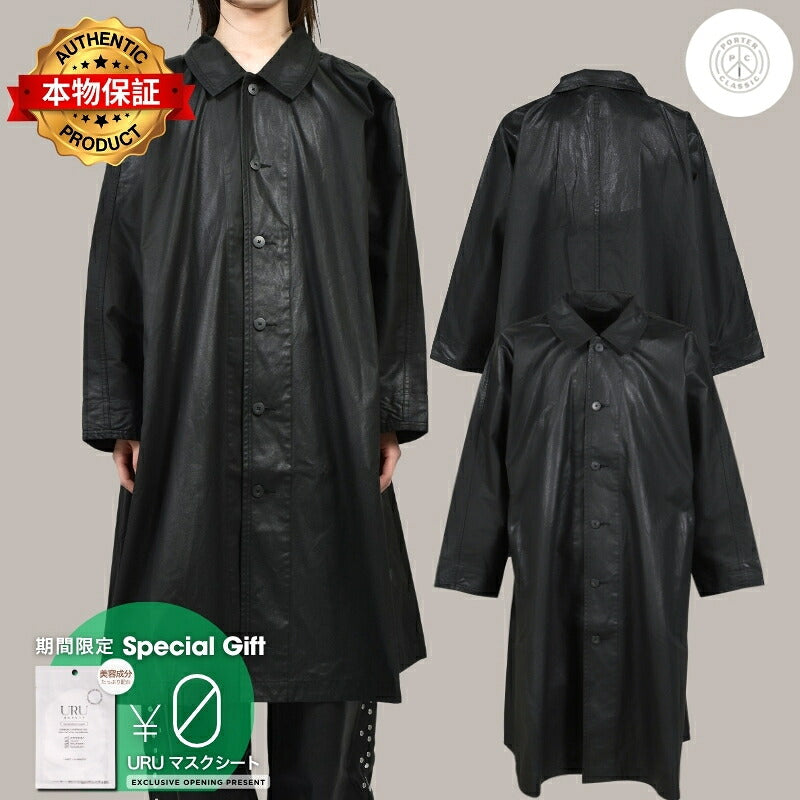 PORTER CLASSIC 【本物保証】 コート ストリート系 メンズ CINCINNATI SWING COAT / BLK