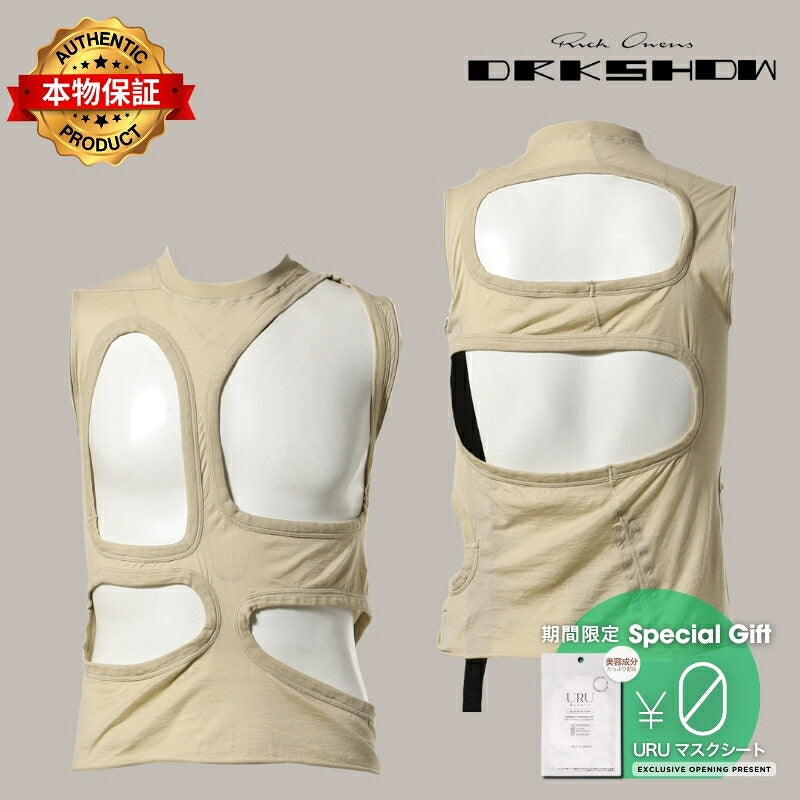 Rick Owens DRKSHDW リックオウエンス・ダークシャドウ 【本物保証】 Tシャツ ストリート系 メンズ MEMBRANE I / PEARL