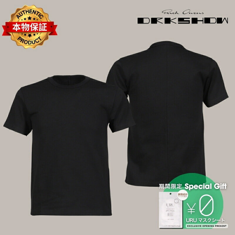 Rick Owens DRKSHDW リックオウエンス・ダークシャドウ 【本物保証】 Tシャツ ストリート系 メンズ OSTERBERG SS T / BLK