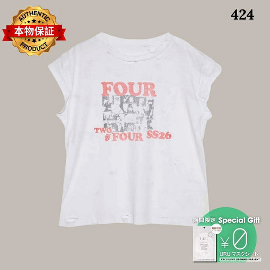 424 フォートゥーフォー 【本物保証】 Tシャツ ストリート系 メンズ COLLAGE ROLLING STONES TEE