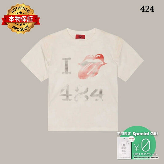 424 フォートゥーフォー 【本物保証】 Tシャツ ストリート系 メンズ I LOVE 424 TONGUE