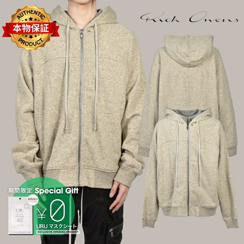 Rick Owens リックオウエンス 【本物保証】 パーカー・スウェット ストリート系 メンズ WINDBREAKER / NATURAL