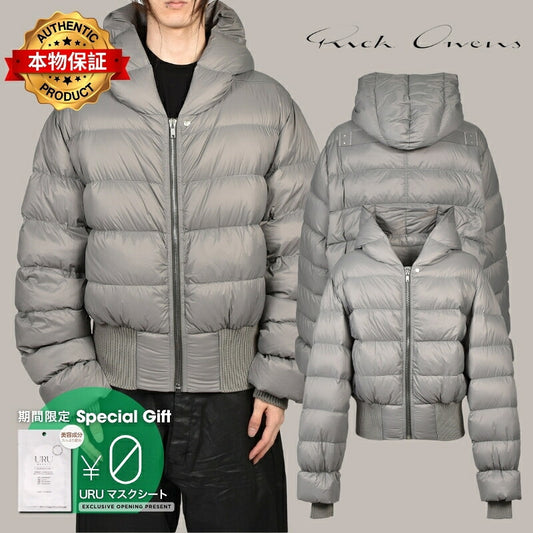 Rick Owens リックオウエンス 【本物保証】 パーカー ストリート系 メンズ HOODED JKT / STEEL