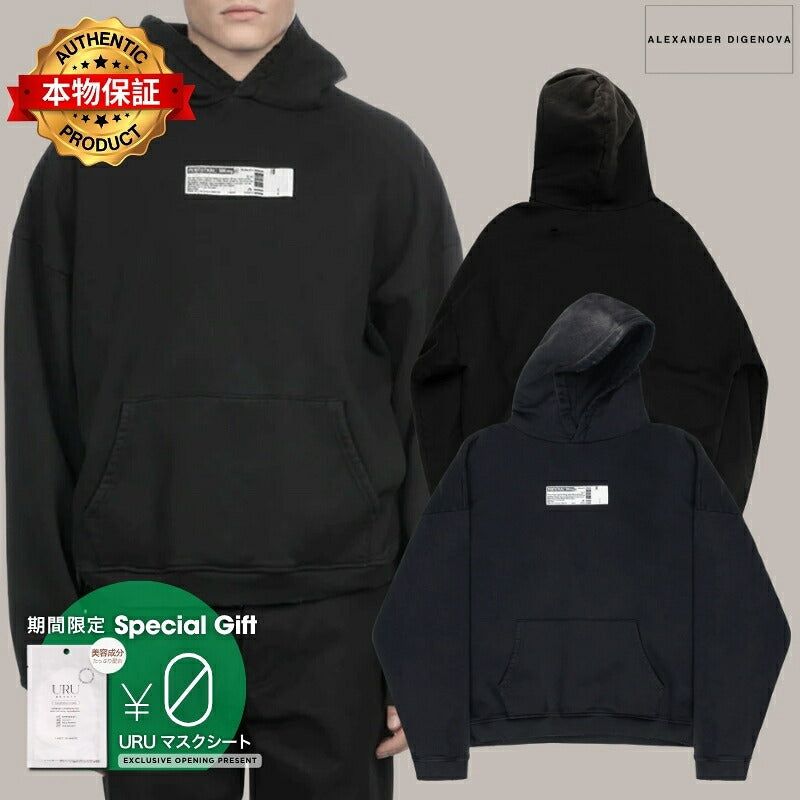 ALEXANDER DIGENOVA アレキサンダー・ディジェノバ 【本物保証】 パーカー ストリート系 メンズ TRUTH SERUM SHRUNKEN HOODIE