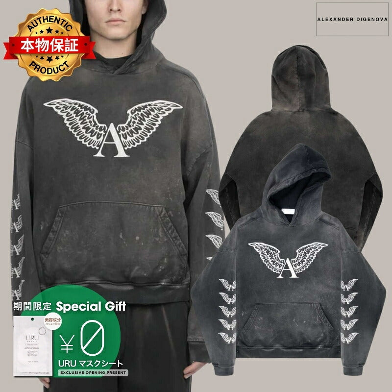 ALEXANDER DIGENOVA アレキサンダー・ディジェノバ 【本物保証】 パーカー ストリート系 メンズ LOGO HOODIE