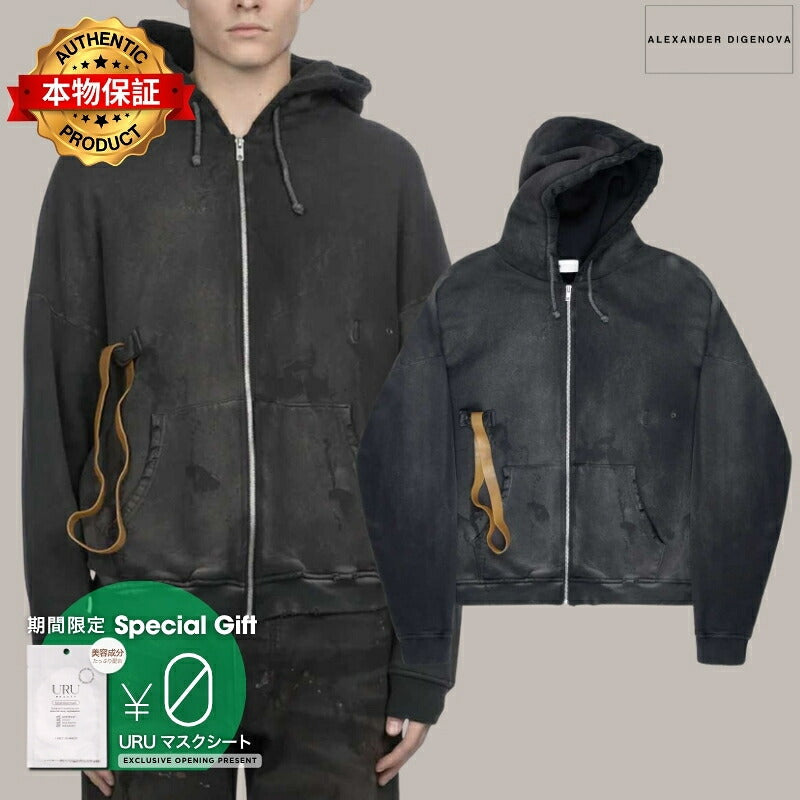 ALEXANDER DIGENOVA アレキサンダー・ディジェノバ 【本物保証】 パーカー ストリート系 メンズ RUBBER BAND HOODIE