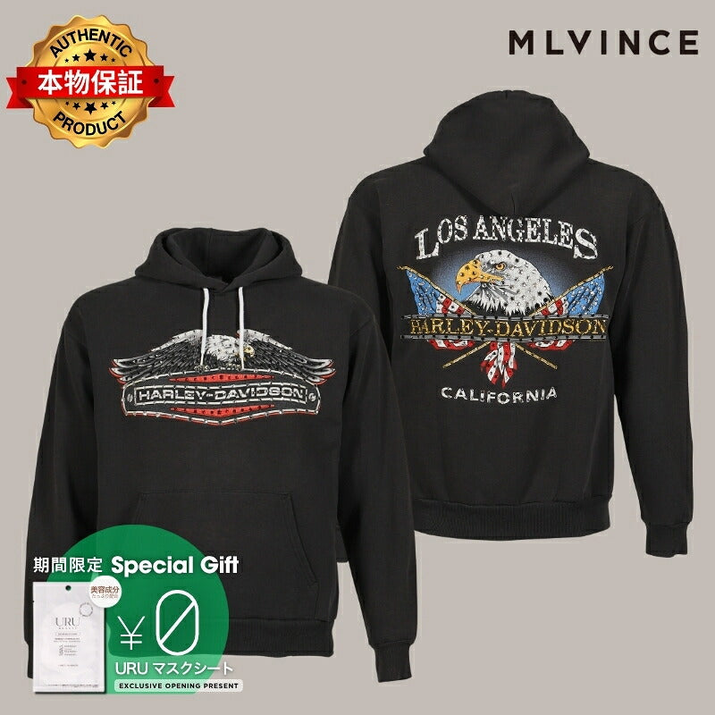 MLVINCE メルヴィンス 【本物保証】 パーカー ストリート系 メンズ LA CALI HOODIE / BLK