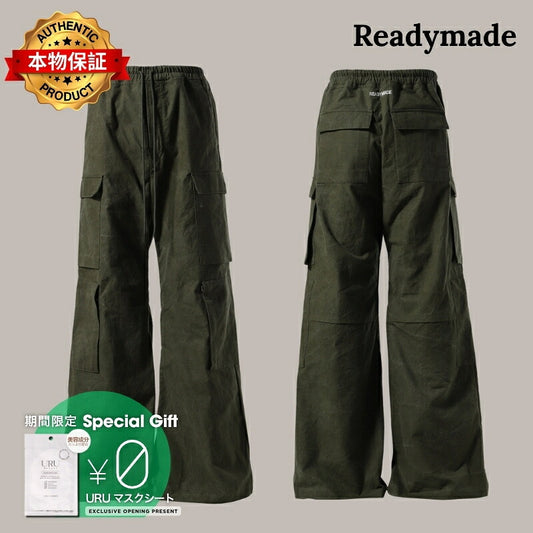 READYMADE レディメイド 【本物保証】 カーゴパンツ ストリート系 メンズ CARGO FLARE PANTS / KHA