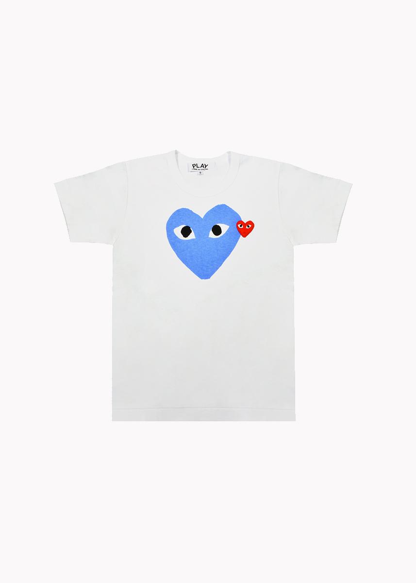 PLAY COMME des GARCONS プレイ コムデギャルソン 【本物保証】 Tシャツ ストリート系 ユニセックス プレイコムデギャルソン Tシャツ "ブルー"