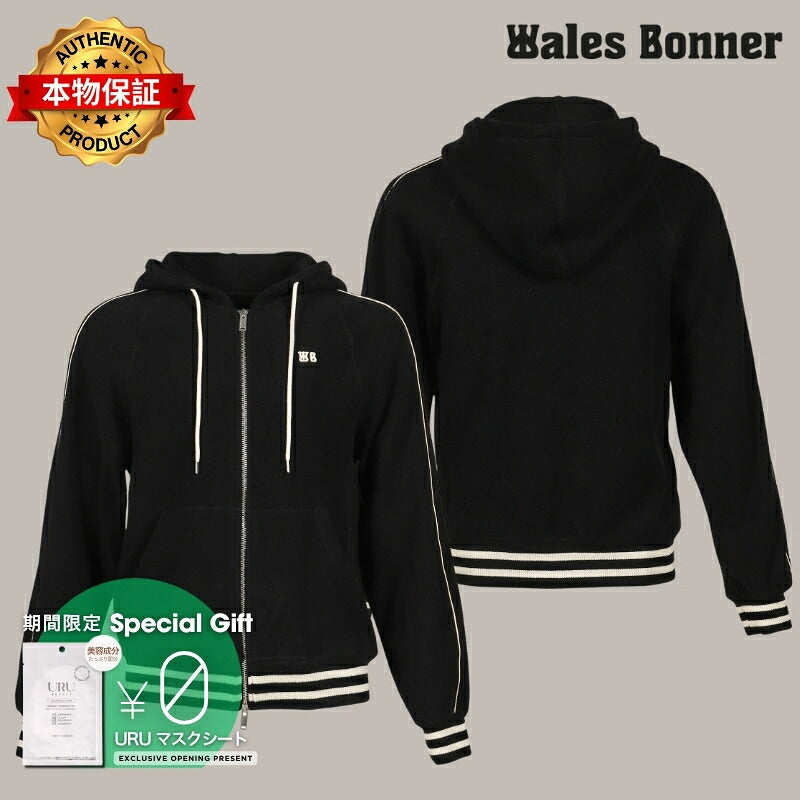 Wales Bonner ウェールズ・ボナー 【本物保証】 パーカー ストリート系 メンズ PRINCE HOODIE / BLK