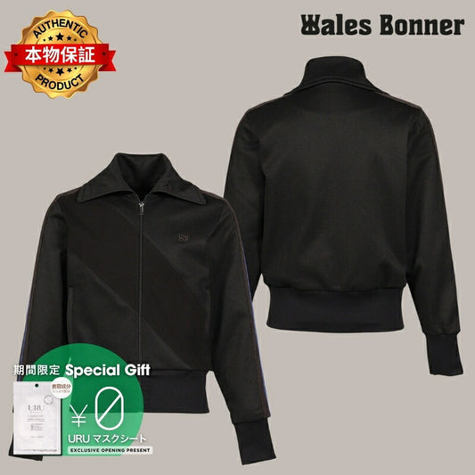Wales Bonner ウェールズ・ボナー 【本物保証】 シャツ ストリート系 メンズ ROOTS POLO SHIRT / BLK