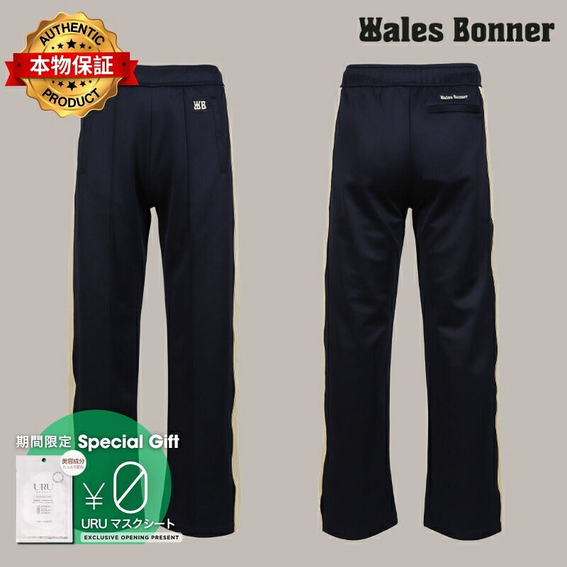 Wales Bonner ウェールズ・ボナー 【本物保証】 パンツ ストリート系 メンズ MOTION TRACK PANT / NVY / IVO