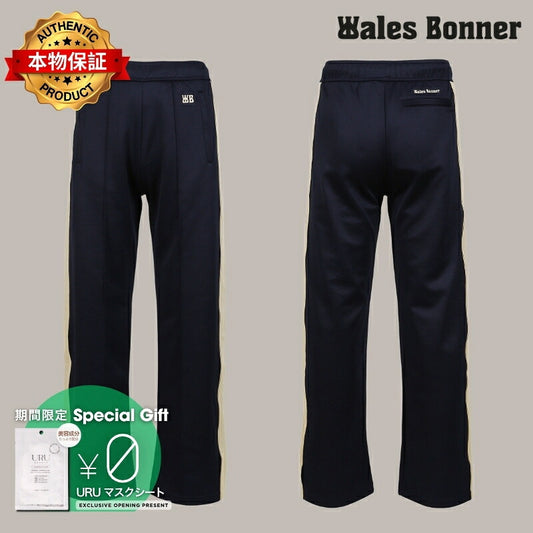 Wales Bonner ウェールズ・ボナー 【本物保証】 パンツ ストリート系 メンズ MOTION TRACK PANT / NVY / IVO