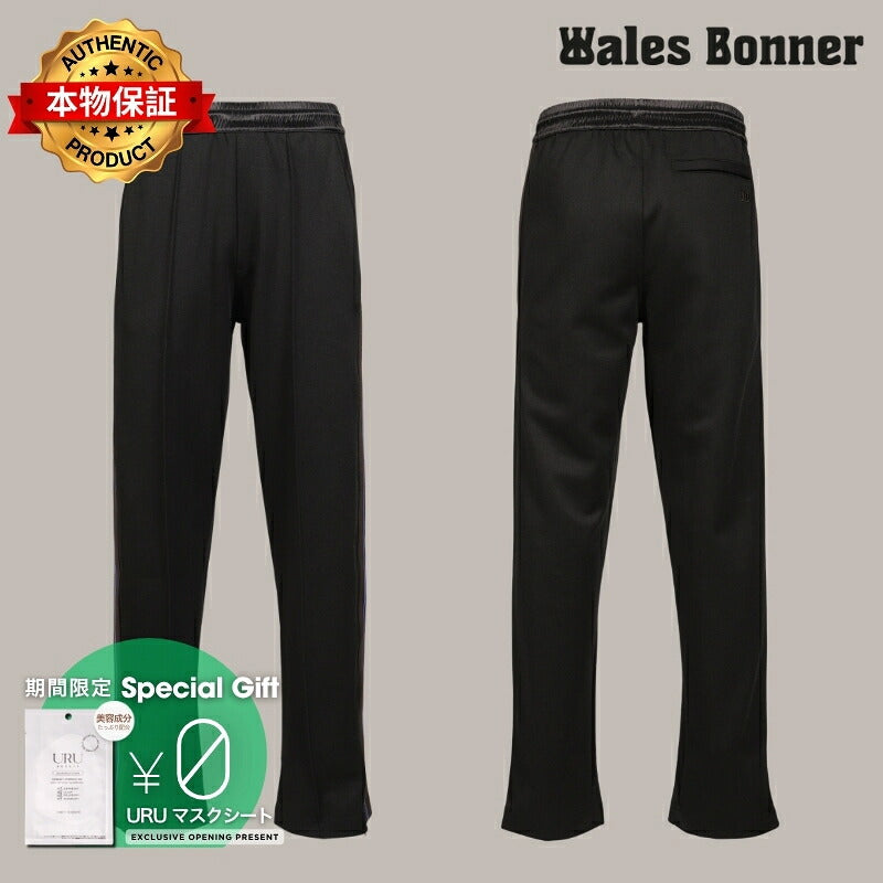 Wales Bonner ウェールズ・ボナー 【本物保証】 パンツ ストリート系 メンズ FORM TRACK PANT / BLK