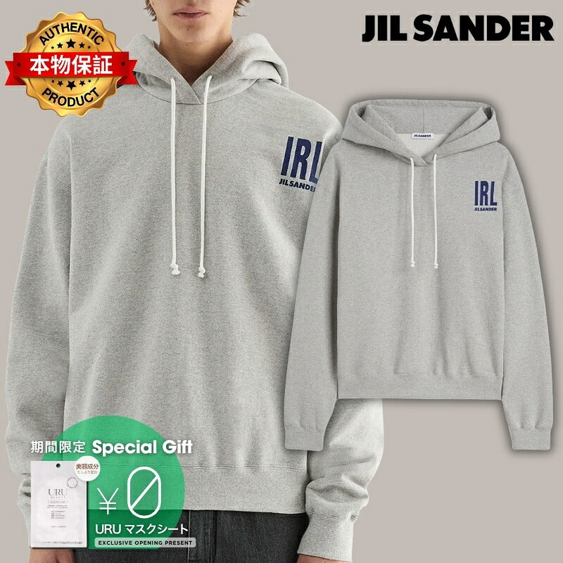 Jil Sander 【本物保証】 Tシャツ ストリート系 メンズ SWEATSHIRT LS W/HOODIE - PNT