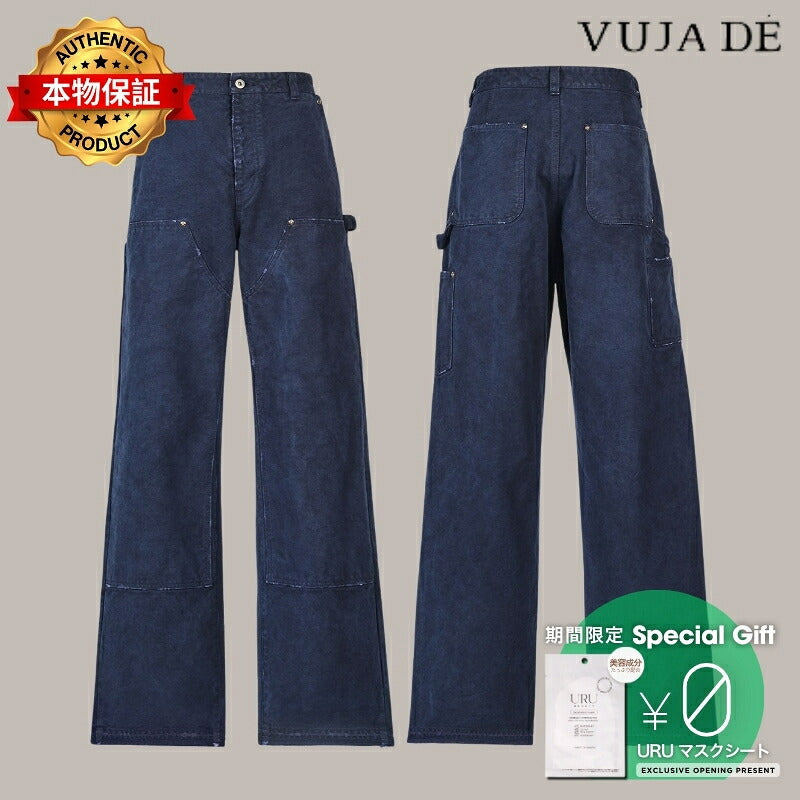 VUJA DE 【本物保証】 パンツ ストリート系 メンズ ANDO HEAVY DOUBLE-KNEE PANTS IN CANVAS