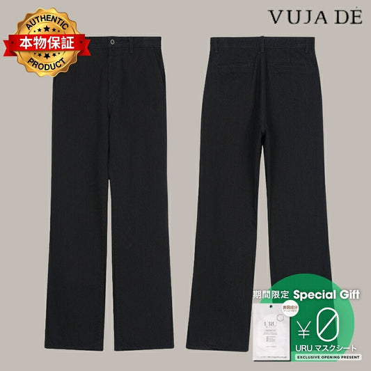 VUJA DE 【本物保証】 デニムパンツ ストリート系 メンズ DYLAN FLARED DENIM PANTS