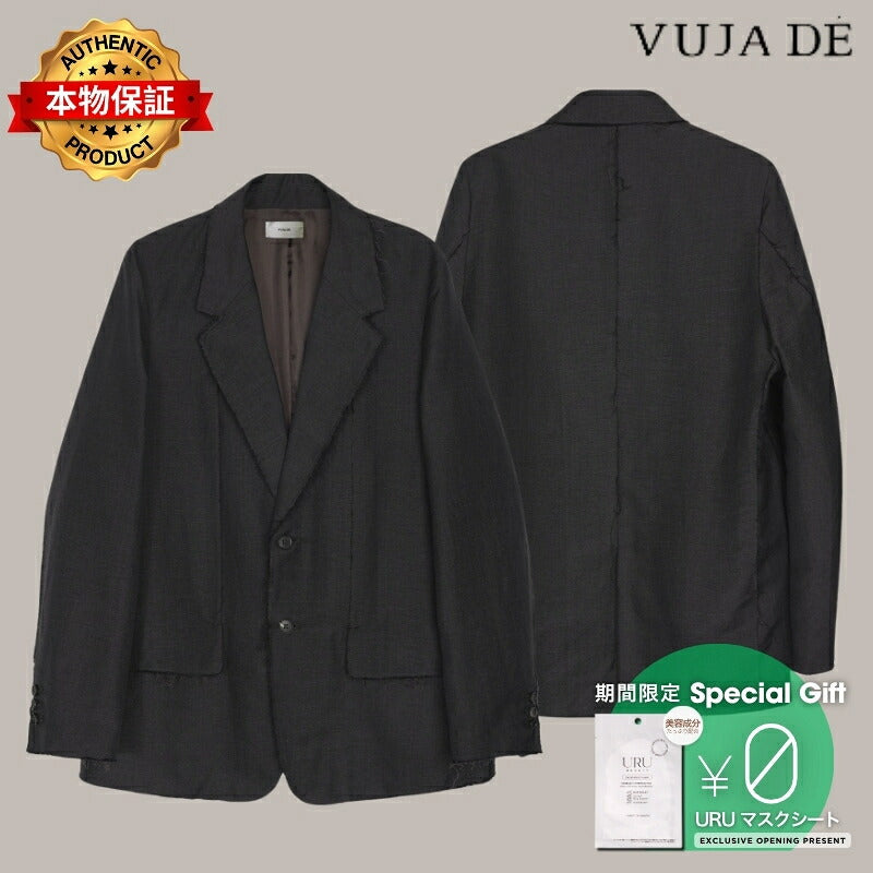 VUJA DE 【本物保証】 ジャケット ストリート系 メンズ LUCA DECONSTRUCTED TAILORED JACKET IN WOOL & LINEN