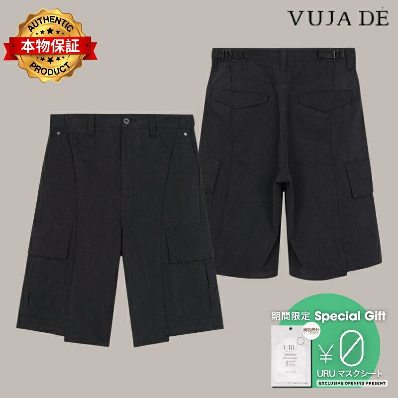 VUJA DE 【本物保証】 カーゴパンツ ストリート系 メンズ RYAN DIVISOR CARGO SHORTS IN COTTON NEP