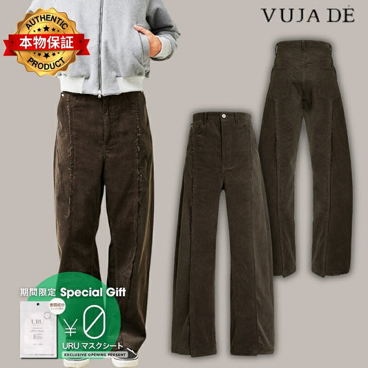 VUJA DE 【本物保証】 デニムパンツ ストリート系 メンズ LIAM MISDIRECTED CORDUROY JEANS