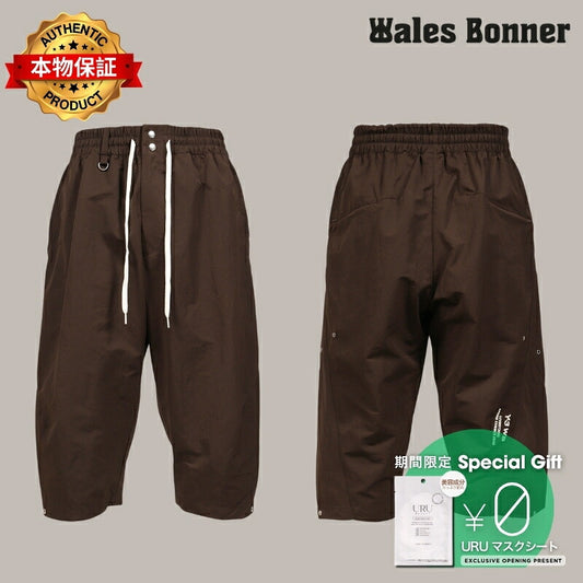 Wales Bonner × Y-3 【本物保証】 パンツ ストリート系 メンズ RIP SHORT / AURORA COFFEE