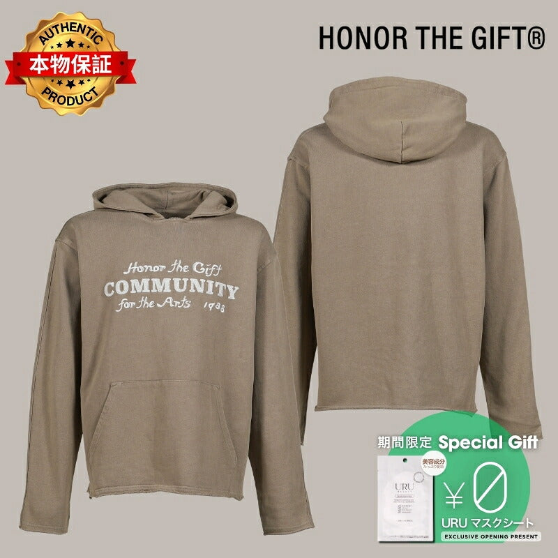 Honor The Gift オナー ザ ギフト 【本物保証】 パーカー ストリート系 メンズ VINTAGE HOODIE / PEBBLE
