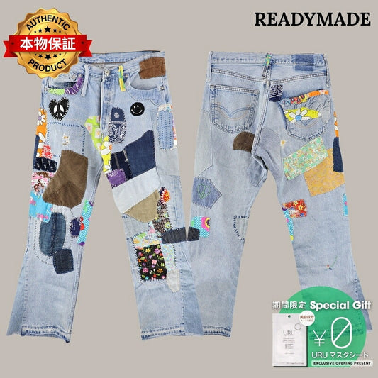 READYMADE 【本物保証】 パンツ ストリート系 メンズ HIPPIE DENIM - typeD -