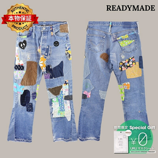 READYMADE 【本物保証】 パンツ ストリート系 メンズ HIPPIE DENIM - typeG -