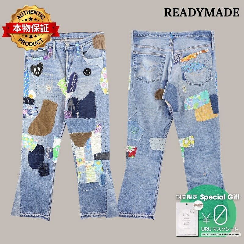 READYMADE 【本物保証】 パンツ ストリート系 メンズ HIPPIE DENIM - typeH -