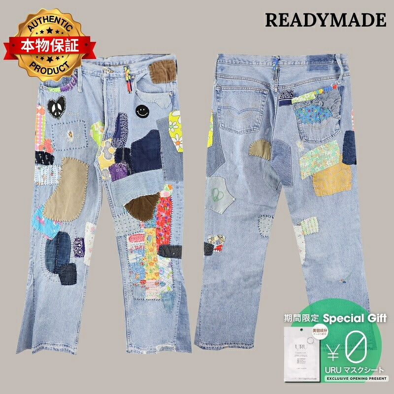 READYMADE 【本物保証】 パンツ ストリート系 メンズ HIPPIE DENIM - typeJ -