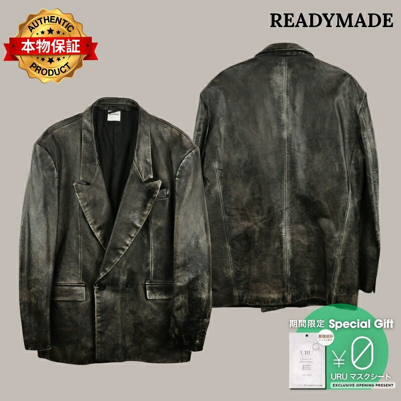 READYMADE 【本物保証】 ジャケット ストリート系 メンズ LEATHER JACKET