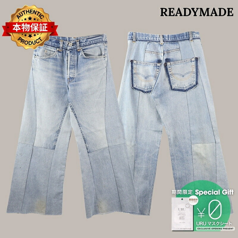 READYMADE 【本物保証】 パンツ ストリート系 メンズ WIDE FLARE DENIM - typeC -