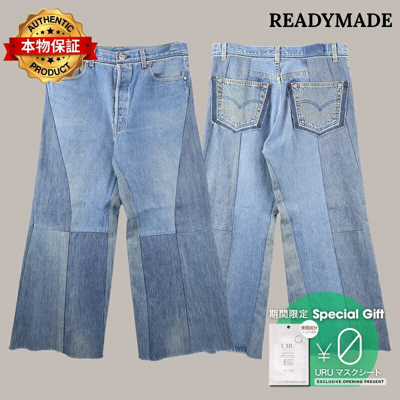 READYMADE 【本物保証】 パンツ ストリート系 メンズ WIDE FLARE DENIM - typeG -