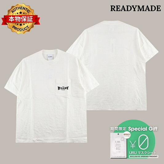 READYMADE 【本物保証】 Tシャツ ストリート系 メンズ S/S POCKET T-SHIRT
