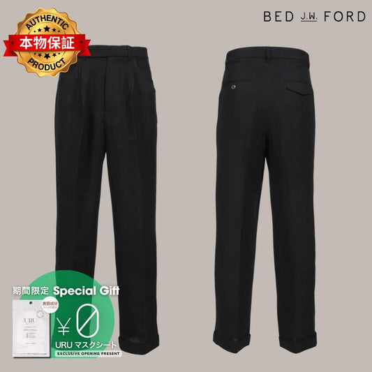 BED J.W. FORD ベッドフォード 【本物保証】 パンツ ストリート系 メンズ 5-POCKETS / BLACK