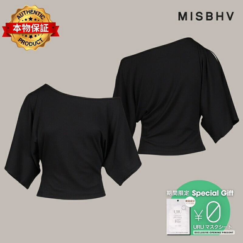 MISBHV 【本物保証】シャツ ストリート系 レディース HOLYWOOD BABY TOP / BLK