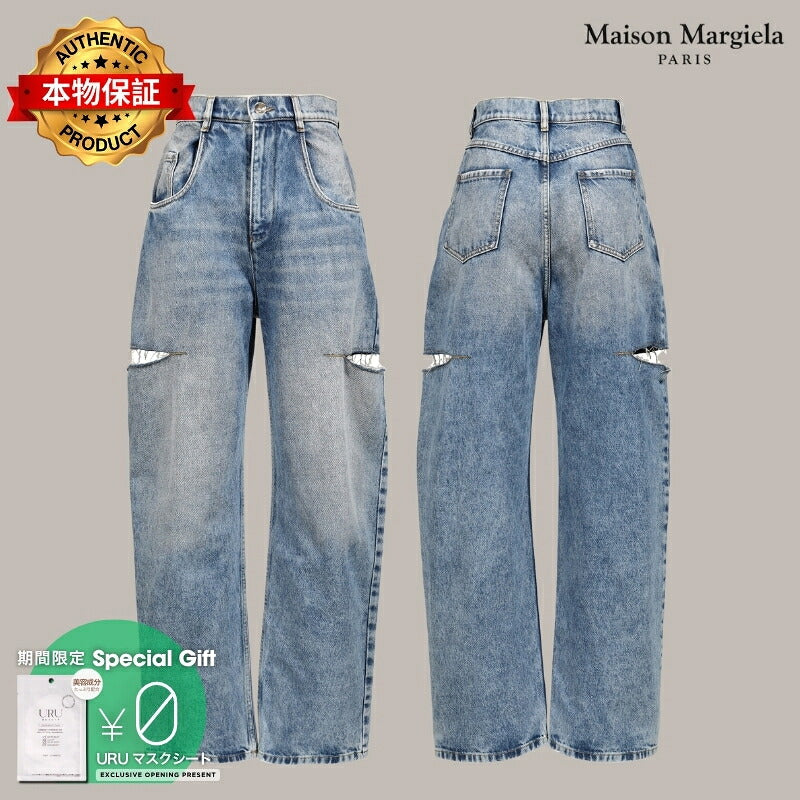 Maison Margiela メゾン マルジェラ 【本物保証】 パンツ ストリート系 レディース PANTS 5 POCKETS / DENIM