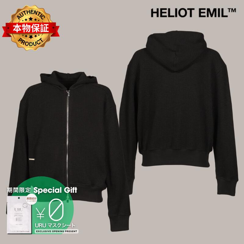 HELIOT EMIL エリオット エミル 【本物保証】 パーカー ストリート系 メンズ RISSET HOODIE / BLK