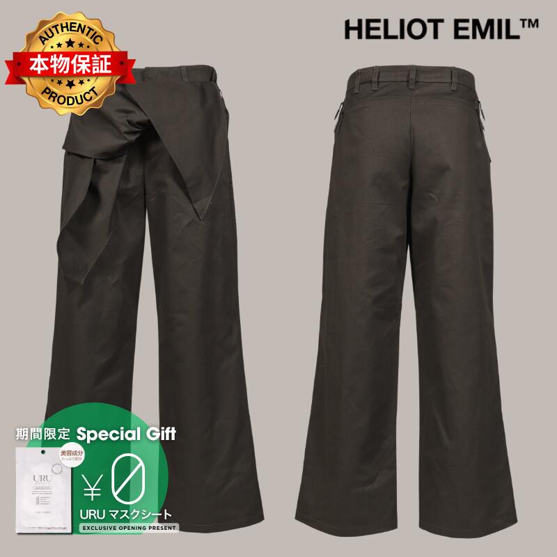 HELIOT EMIL エリオット エミル 【本物保証】 パンツ ストリート系 メンズ SONEME TROUSERS / BLK