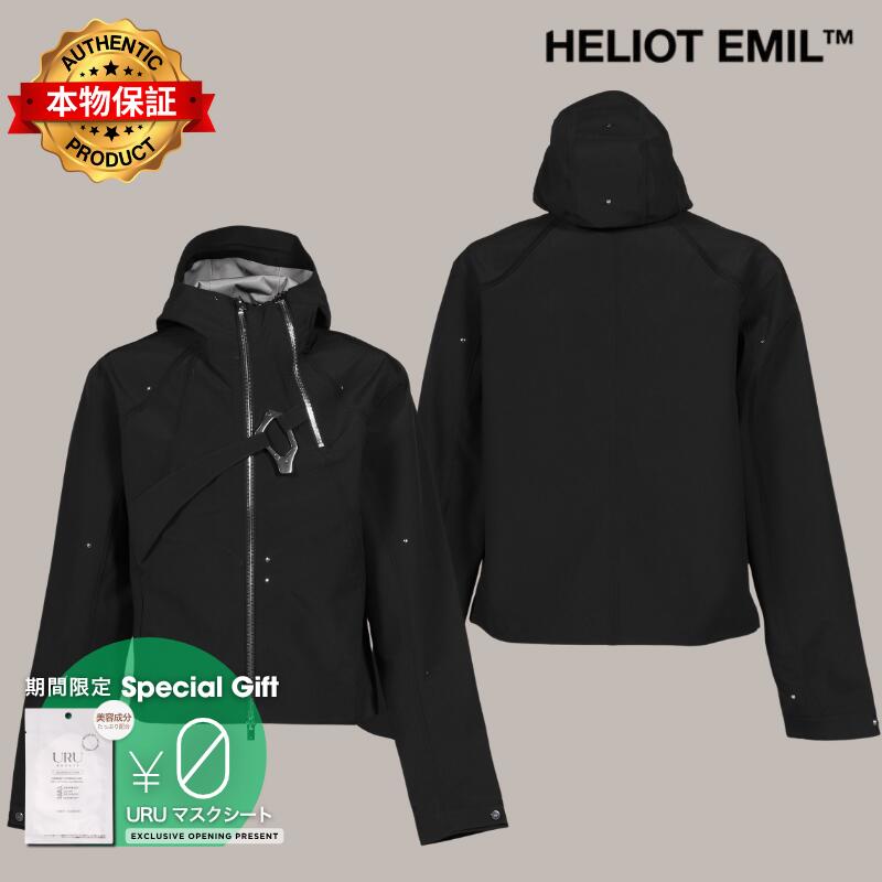 HELIOT EMIL エリオット エミル 【本物保証】 ジャケット ストリート系 メンズ MOIRE TECHNICAL JACKET / BLK
