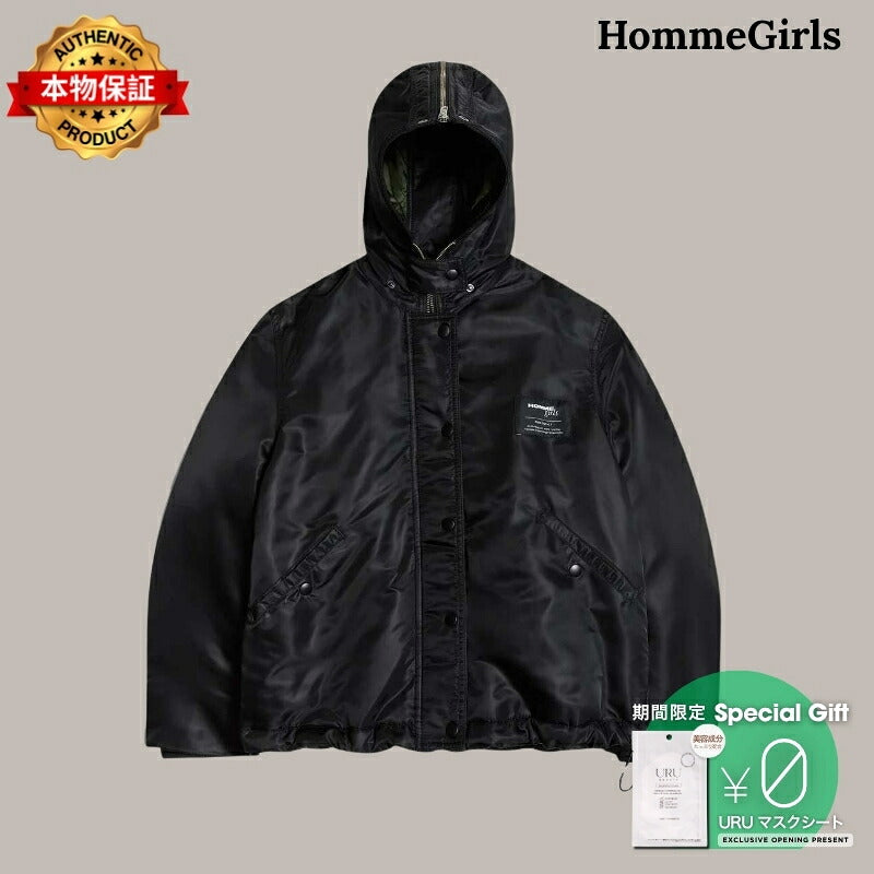 HommeGirls 【本物保証】 ジャケット・アウター ストリート系 レディース NYLON BOMBER