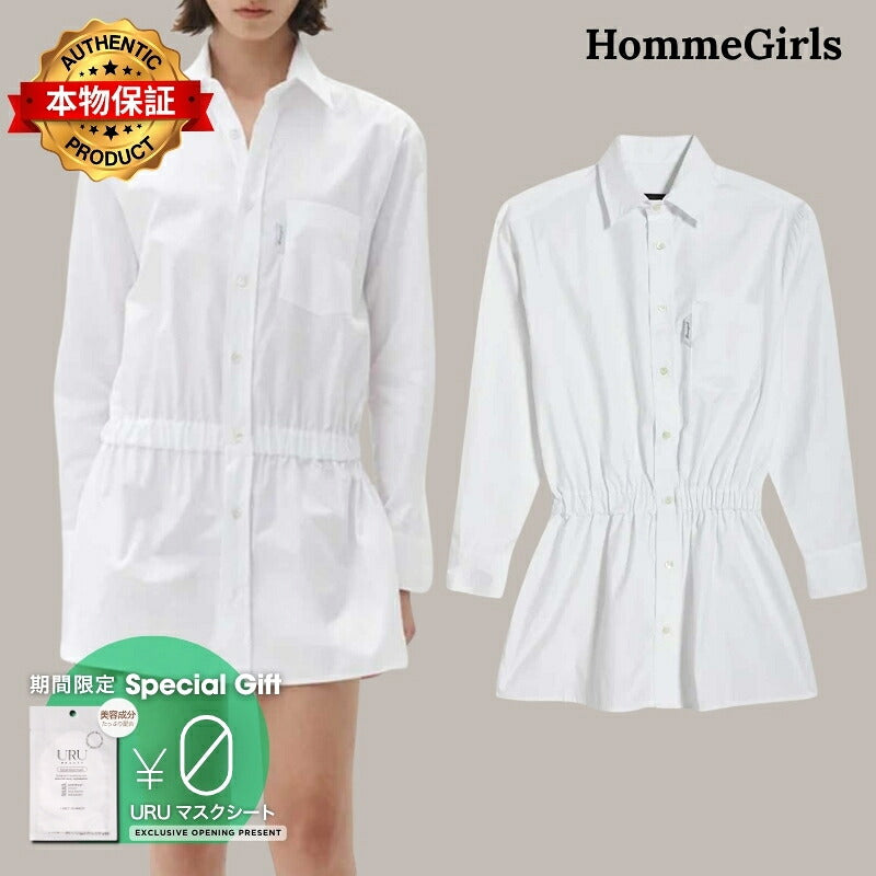 HommeGirls 【本物保証】 シャツ ストリート系 レディース Shirt Dress