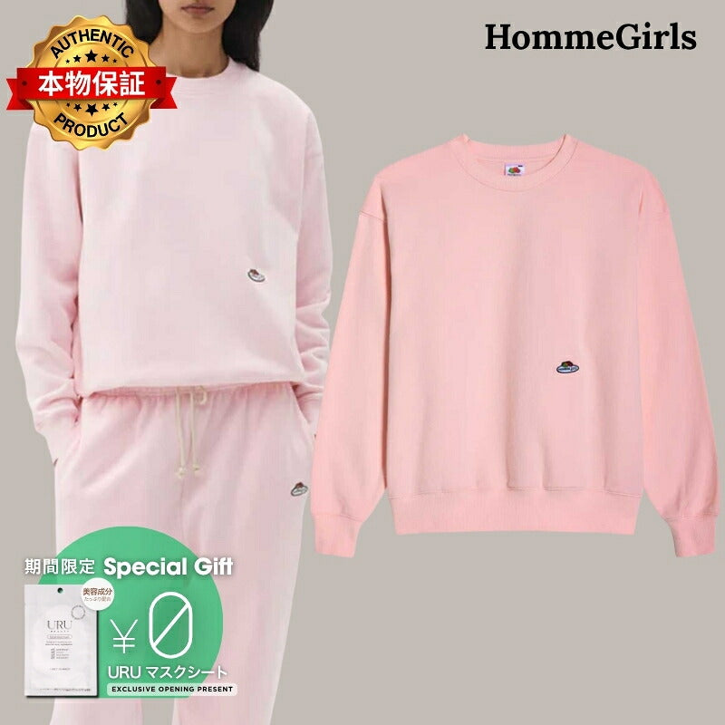 HommeGirls 【本物保証】 Tシャツ ストリート系 レディース HOMMEGIRLS X Fruit of the Loom of the Loom Sweatshirt