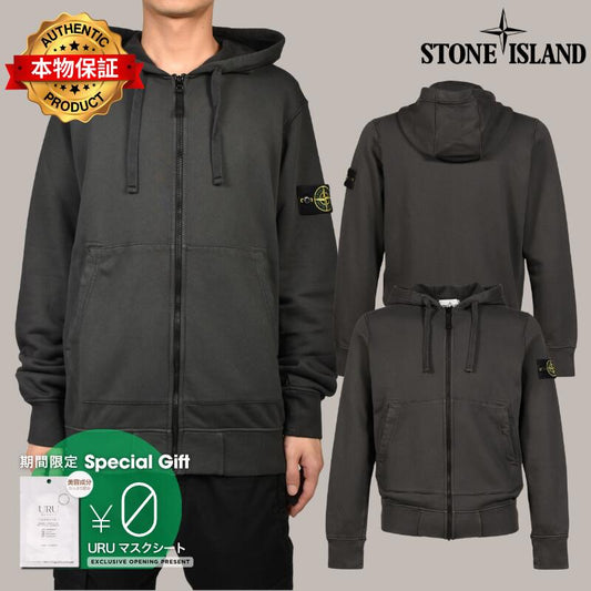 STONE ISLAND ストーンアイランド 【本物保証】 パーカー ストリート系 メンズ HOODIE SWEATER / LEAD GREY