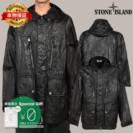 STONE ISLAND ストーンアイランド 【本物保証】 ジャケット・アウター ストリート系 メンズ SHORT PARKA / BLK