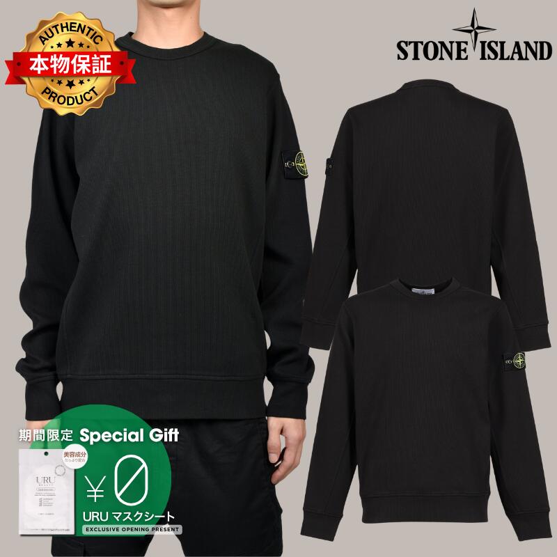 STONE ISLAND ストーンアイランド 【本物保証】 Tシャツ ストリート系 メンズ SWEATSHIRT / BLK