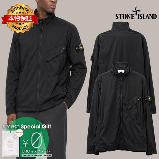 Stone Island ストーン アイランド 【本物保証】 シャツ ストリート系 メンズ Ultralight Nylon Stretch-TC Zip-Up Overshirt