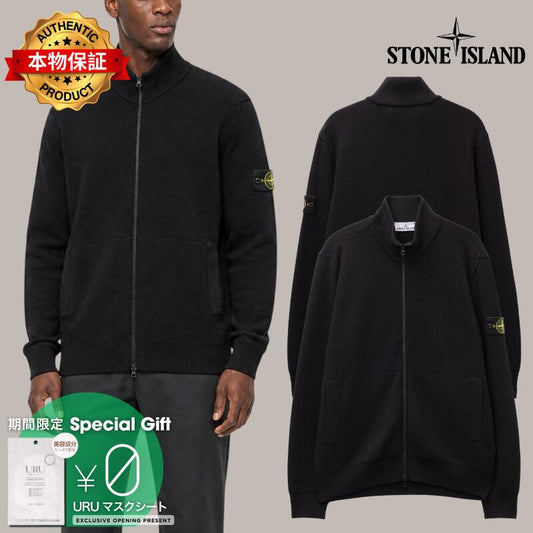 Stone Island ストーン アイランド 【本物保証】 カーディガン ストリート系 メンズ Textured Wool Zip-Up Cardigan